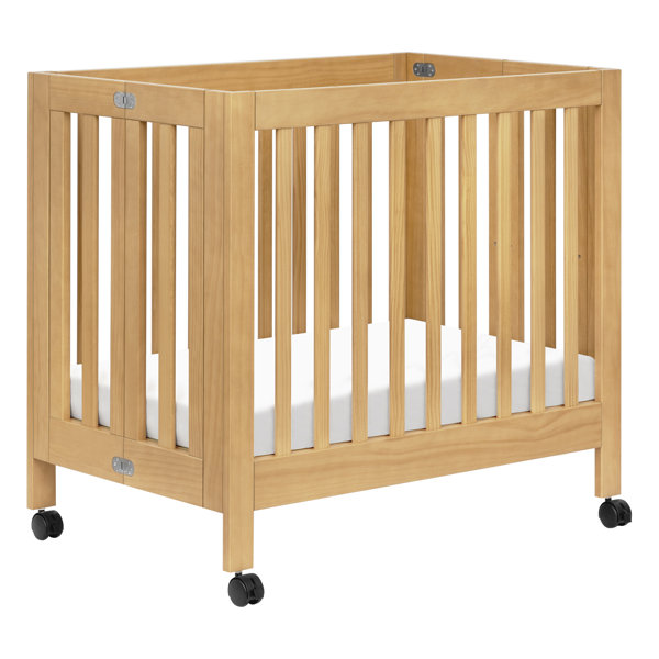 Mid century modern mini crib best sale